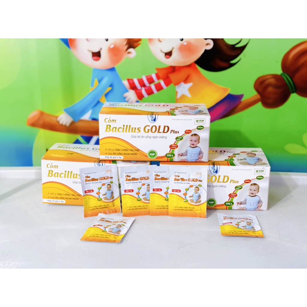 CỐM BACILLUS GOLD PLUS- lô mới date tháng 2/2026 Giúp bé ĂN NGON hỗ trợ tăng cường TIÊU HOÁ