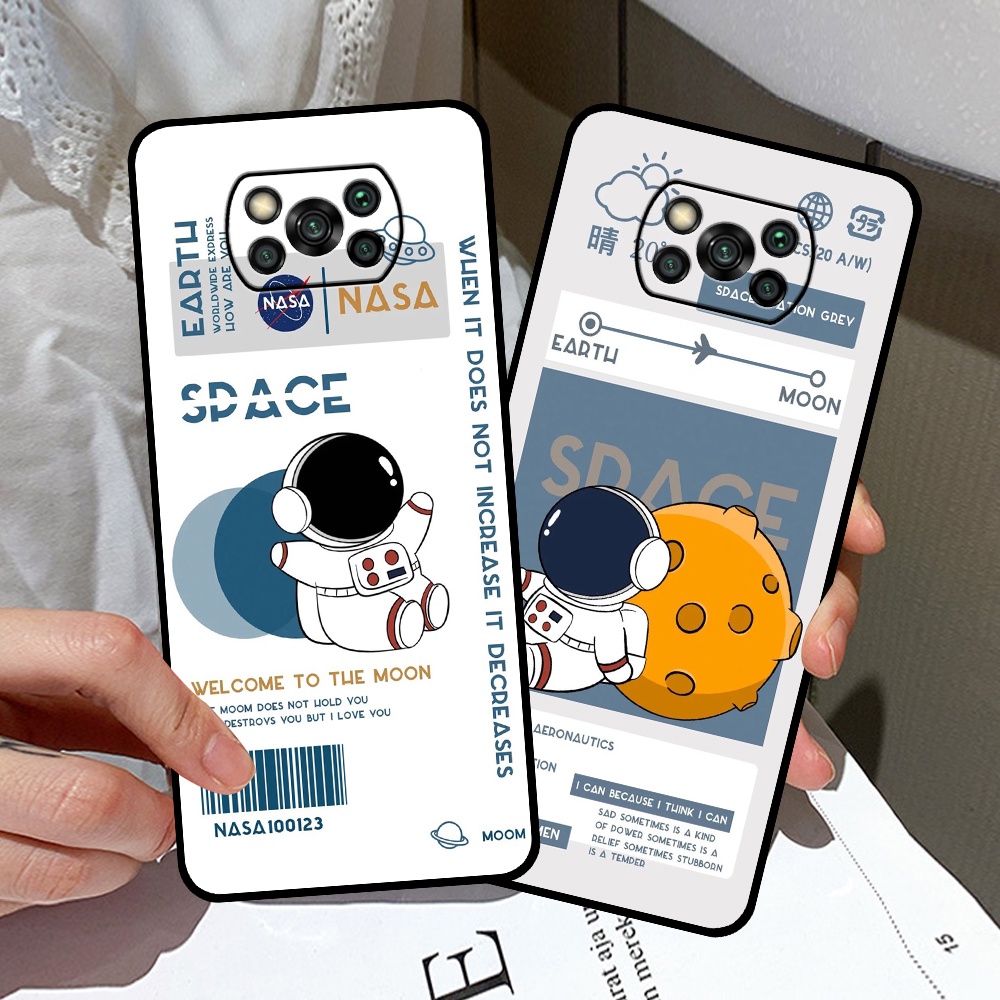 Ốp Xiaomi Poco X3 / Poco X3 Pro in hình vũ trụ, nasa, moon, earth siêu đẹp