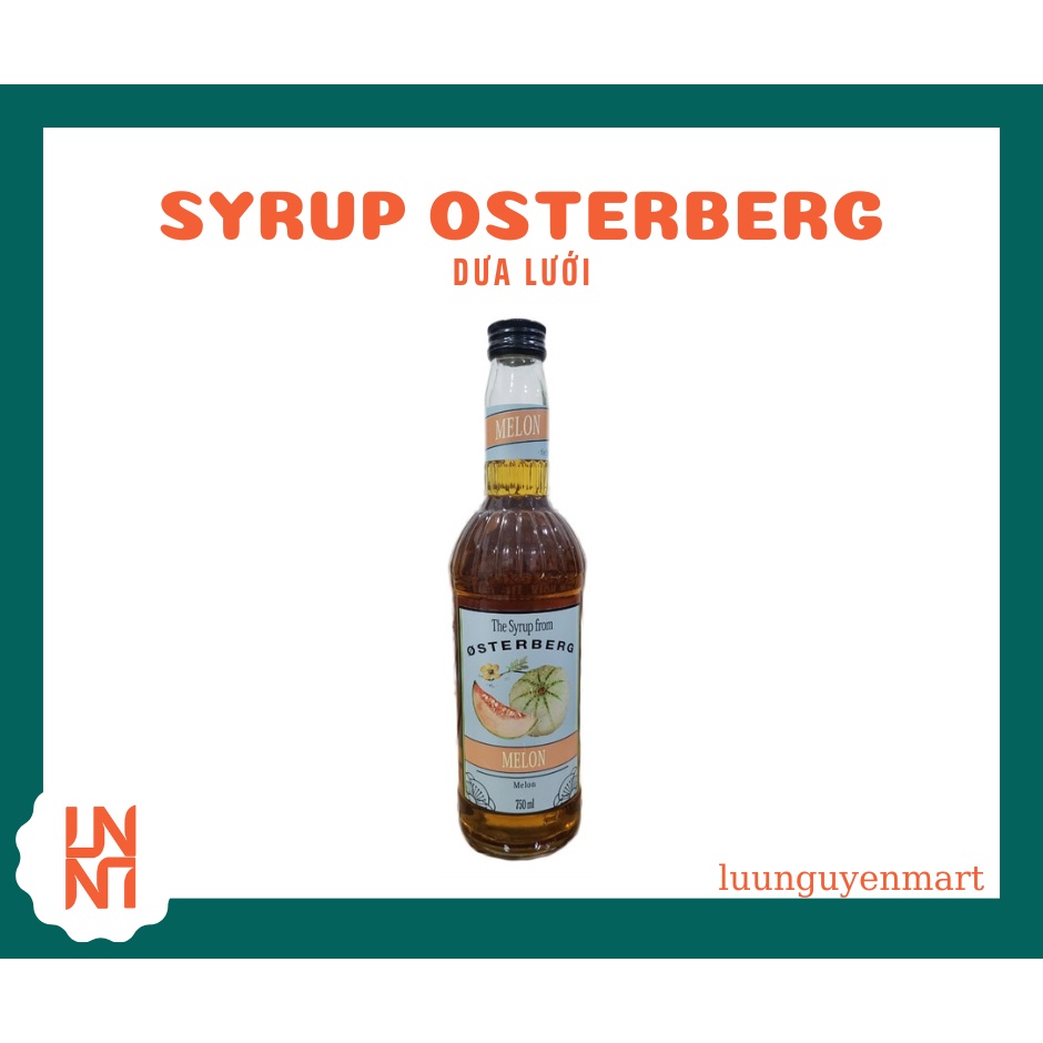 Siro Syrup Osterberg Dưa Lưới 750ml