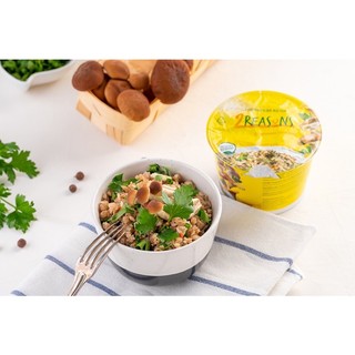 Cháo ăn liền kiều mạch nấm hiệu 2Reasons hộp 50g