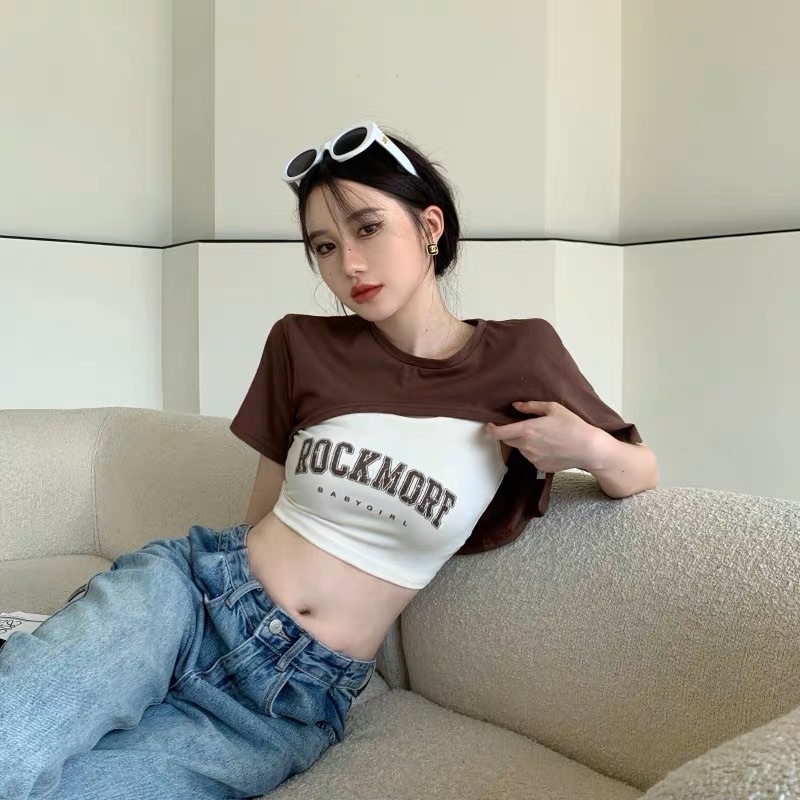 SÉT ÁO CROPTOP XINH HAI MÓN CỰC ĐẸP alohashop91