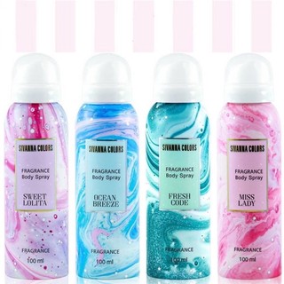 Xịt thơm body Sivanna Colors Fragrance 100ml Thái Lan