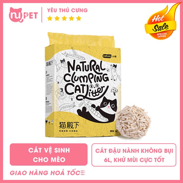 Cát đậu nành Cature nội địa trung túi 6L - Cát tofu cho mèo thumbnail