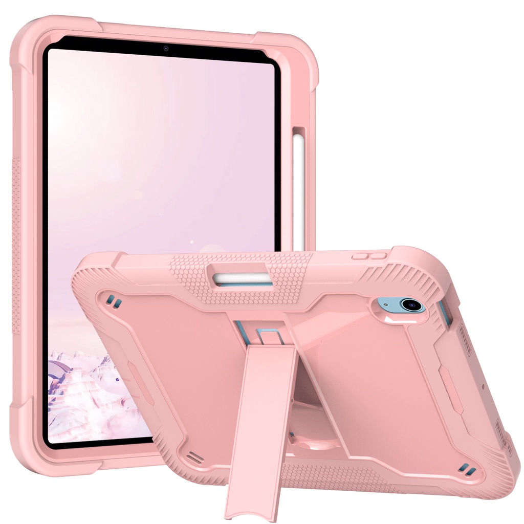 Toàn Bộ Ốp Bảo Vệ Máy Tính Bảng Bằng PC Silicon Chống Sốc Chống Rơi Kèm Giá Đỡ Bút Cho iPad 10th Gen 10 9 10.9 2022