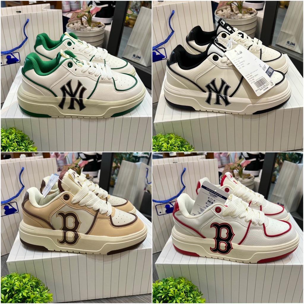 ⚠️ FREESHIP⚠️ Giày Thể Thao MLB Chunky Liner Xanh Lá, Giày Chunky Liner White Black Hót 2022 Full Box_sãn hàng
