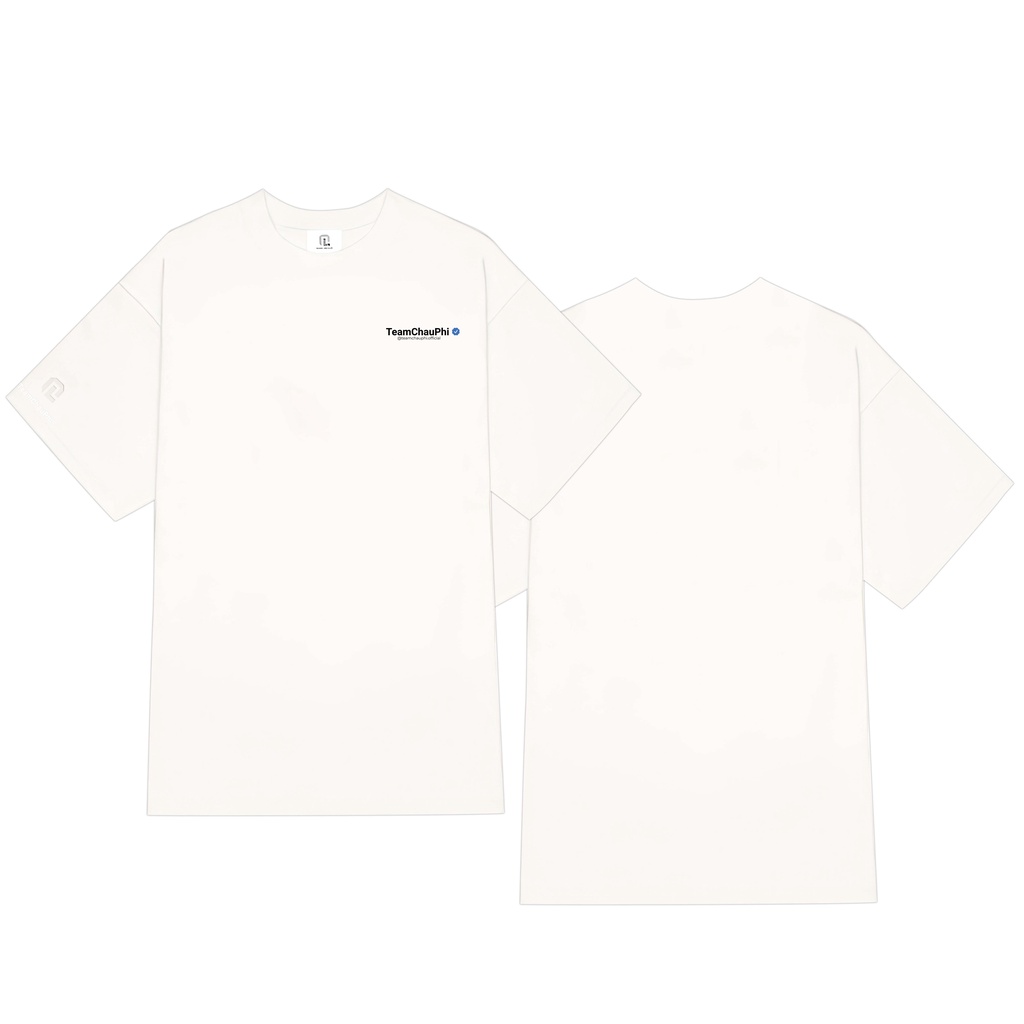 Áo thun logo Team Châu Phi màu kem 100% cotton 250gsm - Quang Linh Store