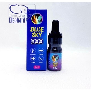 Blue sky 999 xử lý túm lắc cho cá 7 màu, xử lý nấm, stress cho cá cảnh lọ 5ml