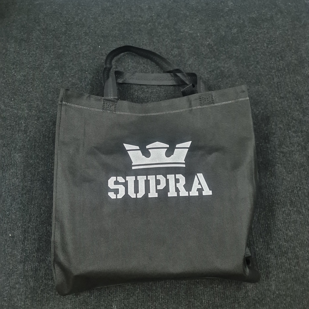 Túi tote đen Supra chính hãng màu đen