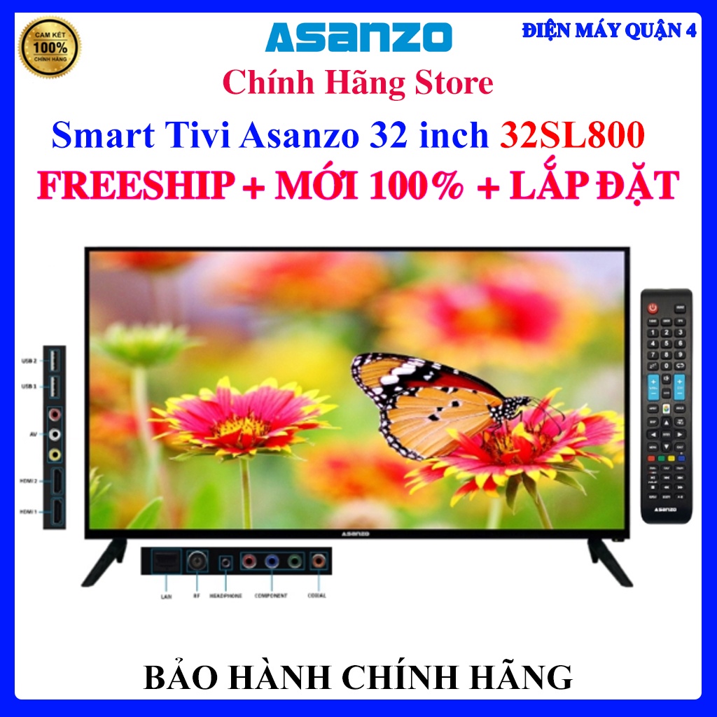 [Asanzo 32SL800] Smart Tivi Asanzo 32 inch 32SL800 - Android 9.0