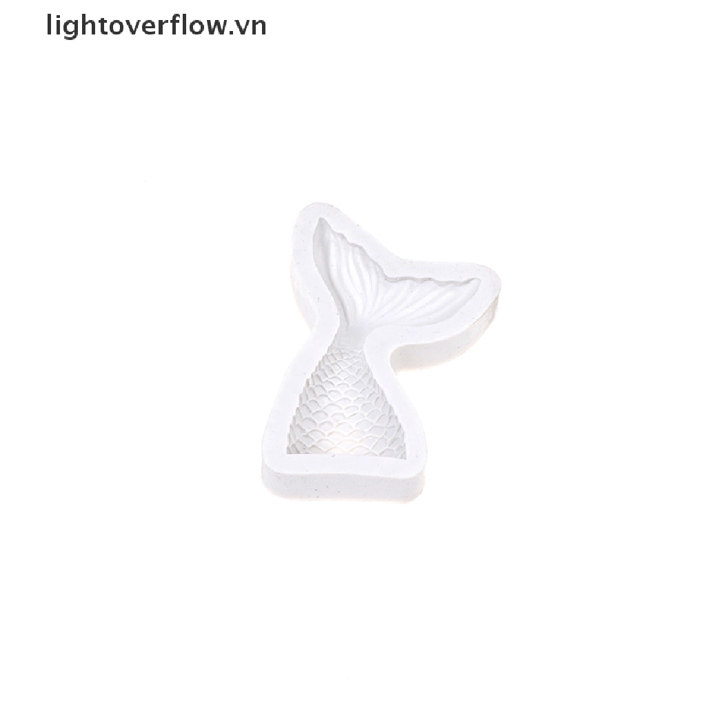 Khuôn Silicon Làm Bánh Kẹo Hình Đuôi Nàng Tiên Cá Trang Trí Giáng Sinh