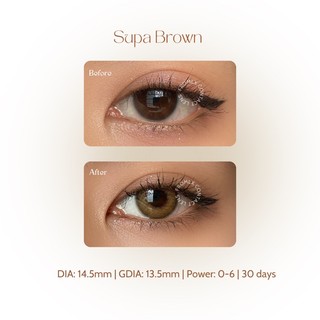 <NEW> Kính áp tròng Supa Gray/Brown (0-6₫)