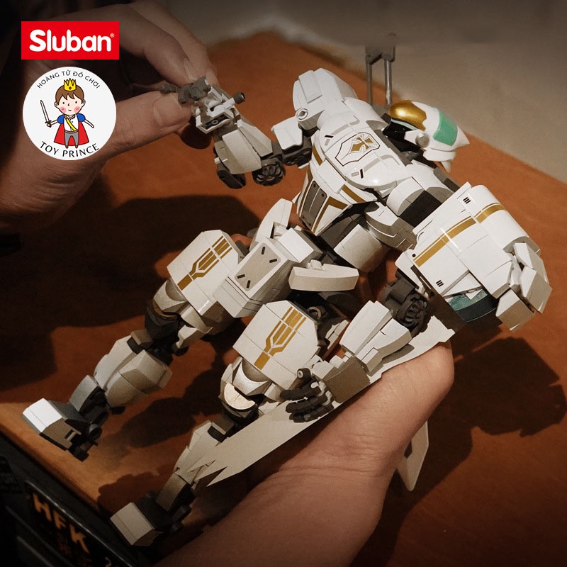 ĐỒ CHƠI LẮP RÁP PHÁT TRIỂN TRÍ TUỆ MÔ HÌNH NHÂN VẬT ARTHUR CỦA ROM TRONG GAME SUPER MECHA CHAMPIONS BANG BANG B1115