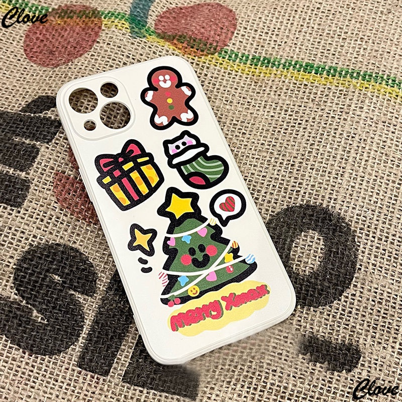 Ốp Điện Thoại Dẻo Họa Tiết Giáng Sinh / Halloween / Cây Thông Dễ Thương Cho Iphone 11plus 13iPhone12 promax xr8 WYN4