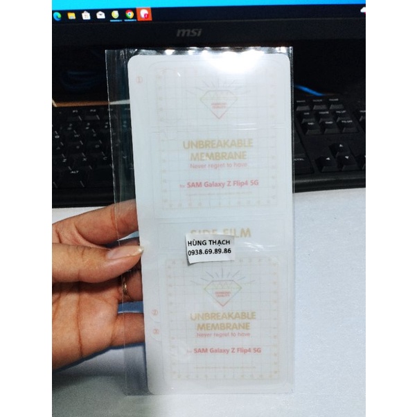 Miếng dán PPF cho samsung Z Flip 5 / Z Flip 3 5G / Z Flip 4 bảo vệ máy khỏi trầy xước