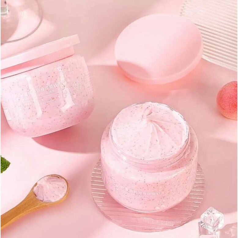 Tẩy Tế Bào Chết Chiết Xuất BƠ, ĐÀO HEYXI 250g - Sản Phẩm Mẫu Mới Chính Hãng