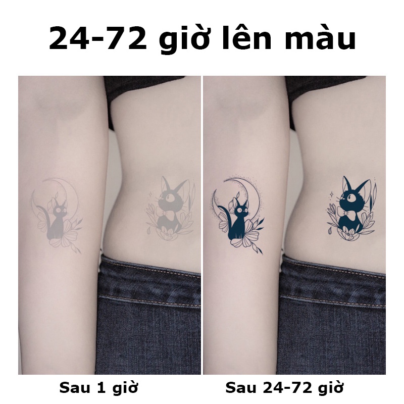 Hình xăm thảo dược nam nữ HC-029 chống nước 11x18CM tới 15 ngày