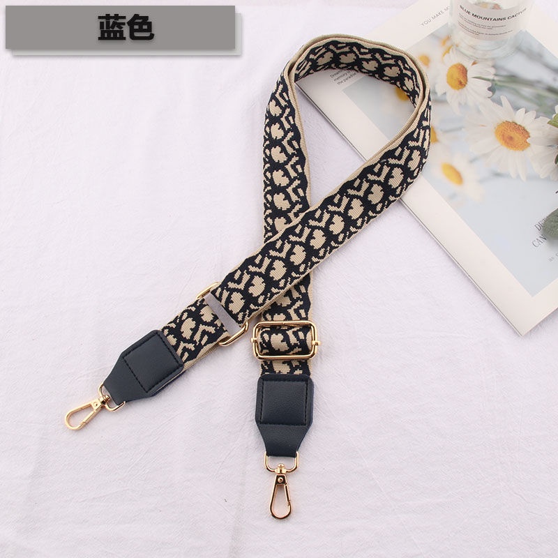 Dây Đeo Túi Xách Bản Rộng 3.8cm Màu Sắc Tương Phản Tùy Chỉnh Thay Thế Tiện Dụng