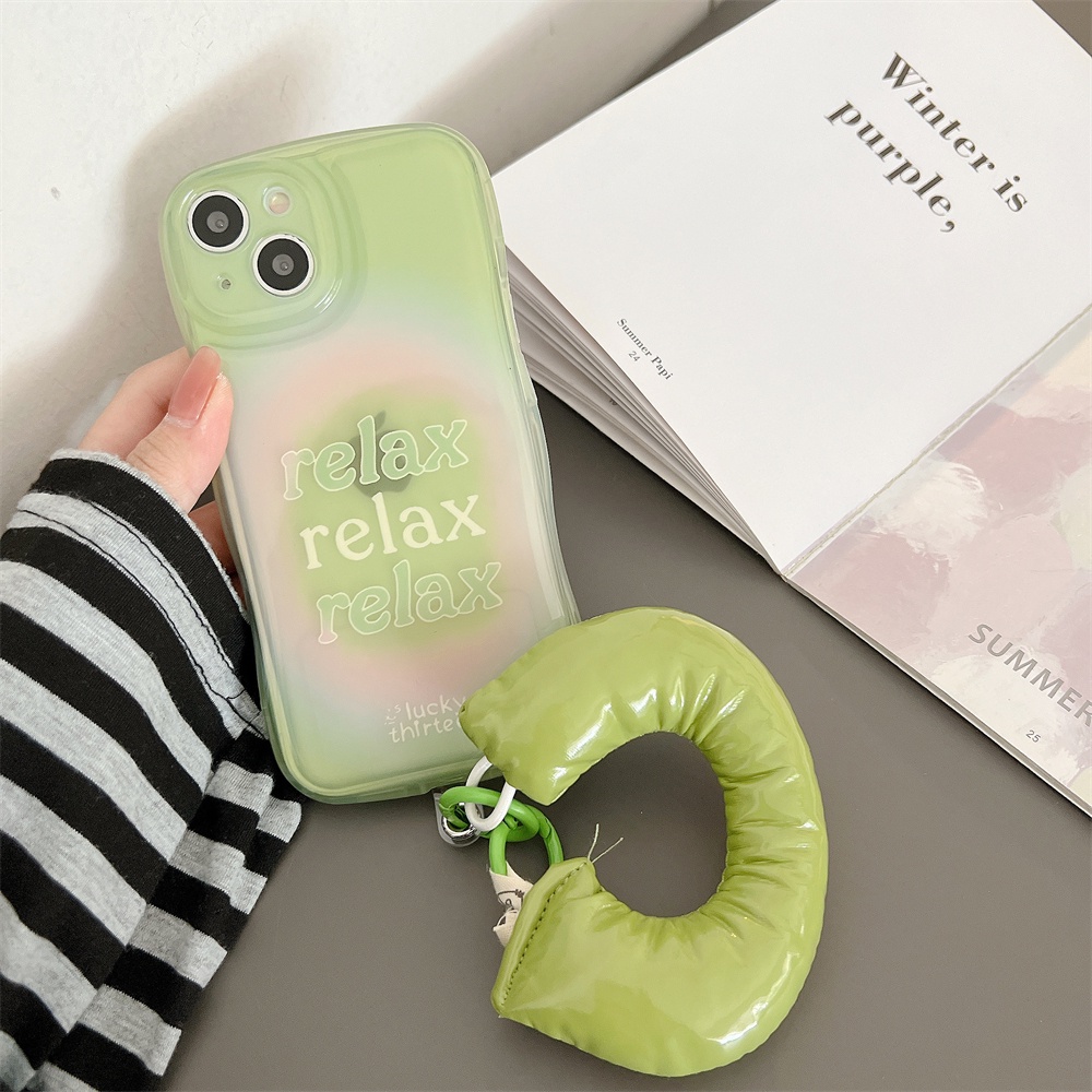 Ốp Điện Thoại Tpu Silicon Chống Sốc Màu Xanh Lá Đơn Giản Bảo Vệ Ống Kính Máy Ảnh Cho iPhone 14 12 13 11 Pro Max Plus
