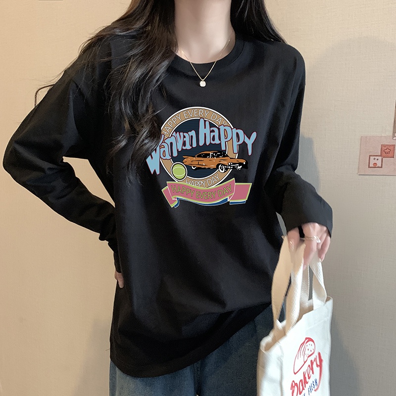 NRVP Áo Thun Nữ Dài Tay Thời Trang Hàn Quốc 2023