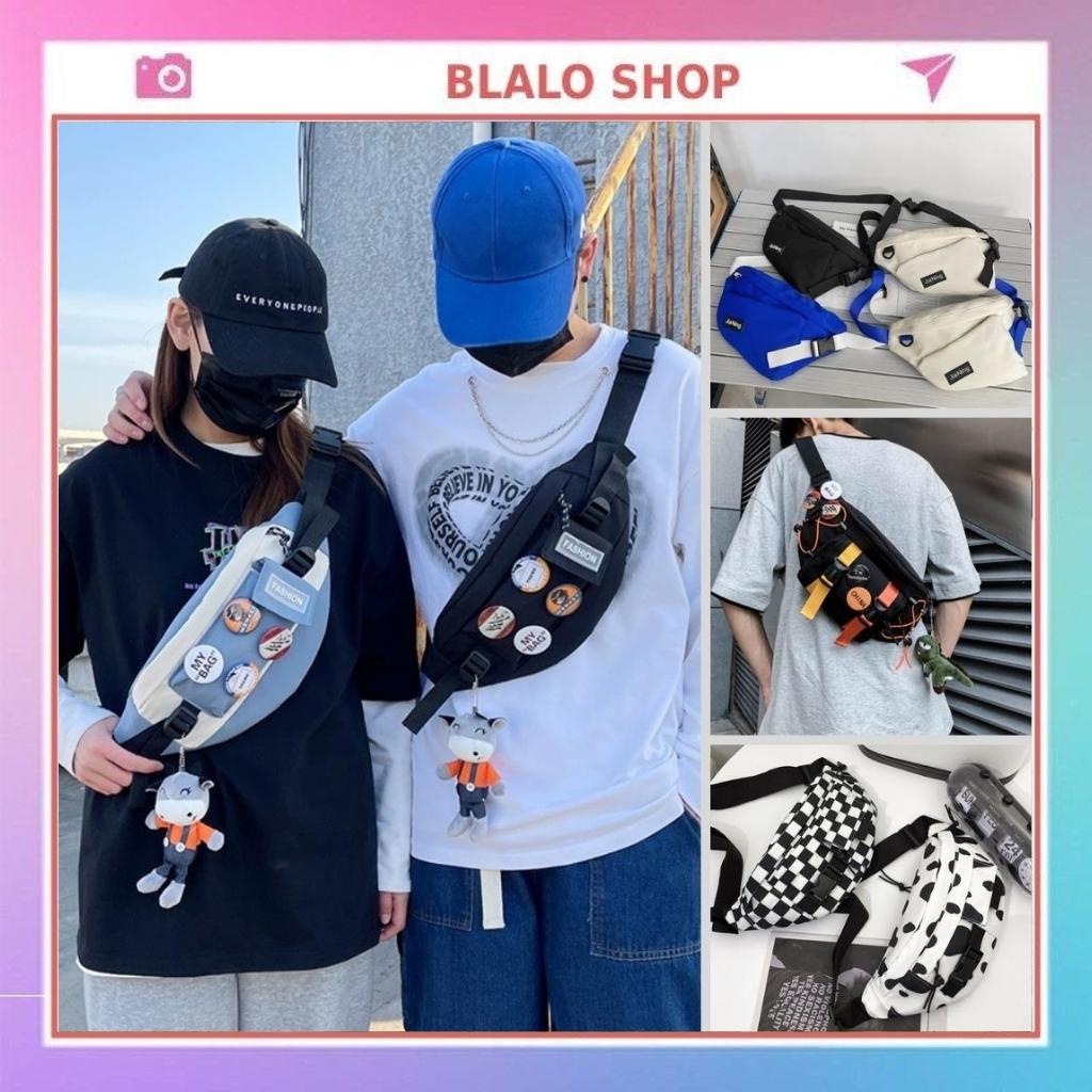 Túi Đeo Chéo Nữ Nam, Túi Bao Tử Canvas Thời Trang Đeo Vai, Đeo Hông Đi Chơi, Đi Học Giá Rẻ Cute Unisex Ko Phụ kện )TĐ01 | BigBuy360 - bigbuy360.vn