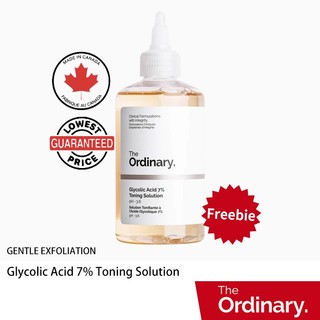 Toner tẩy da chết làm sạch The Ordinary Glycolic Acid 7% Toning Solution 240ml authen
