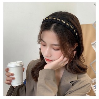 Cài tóc màu đen Băng đô sang trọng