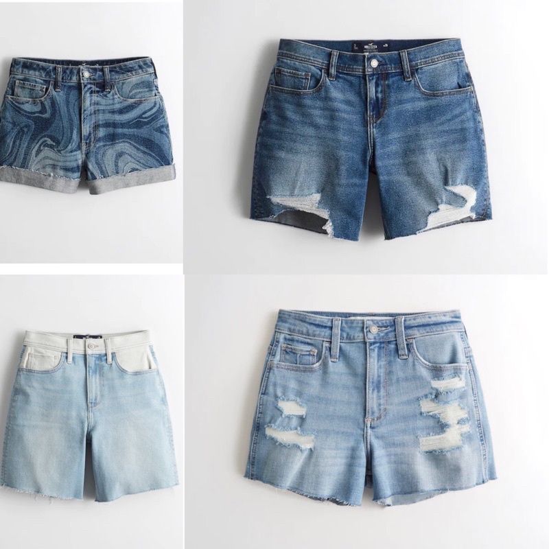 Quần short đùi Hollister size 1, 3 bill mỹ đủ kiểu