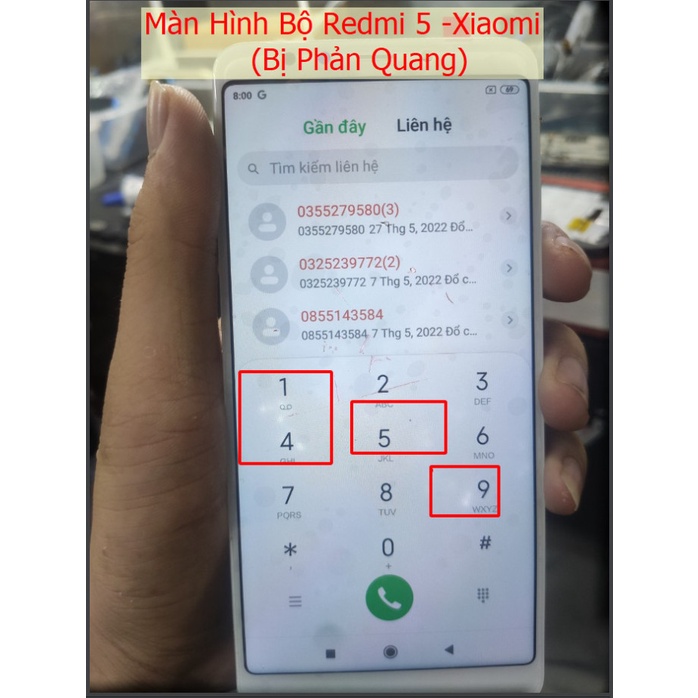 Màn Hình Bộ Redmi 5 - Xiaomi ( Bị Phản quang nhẹ)