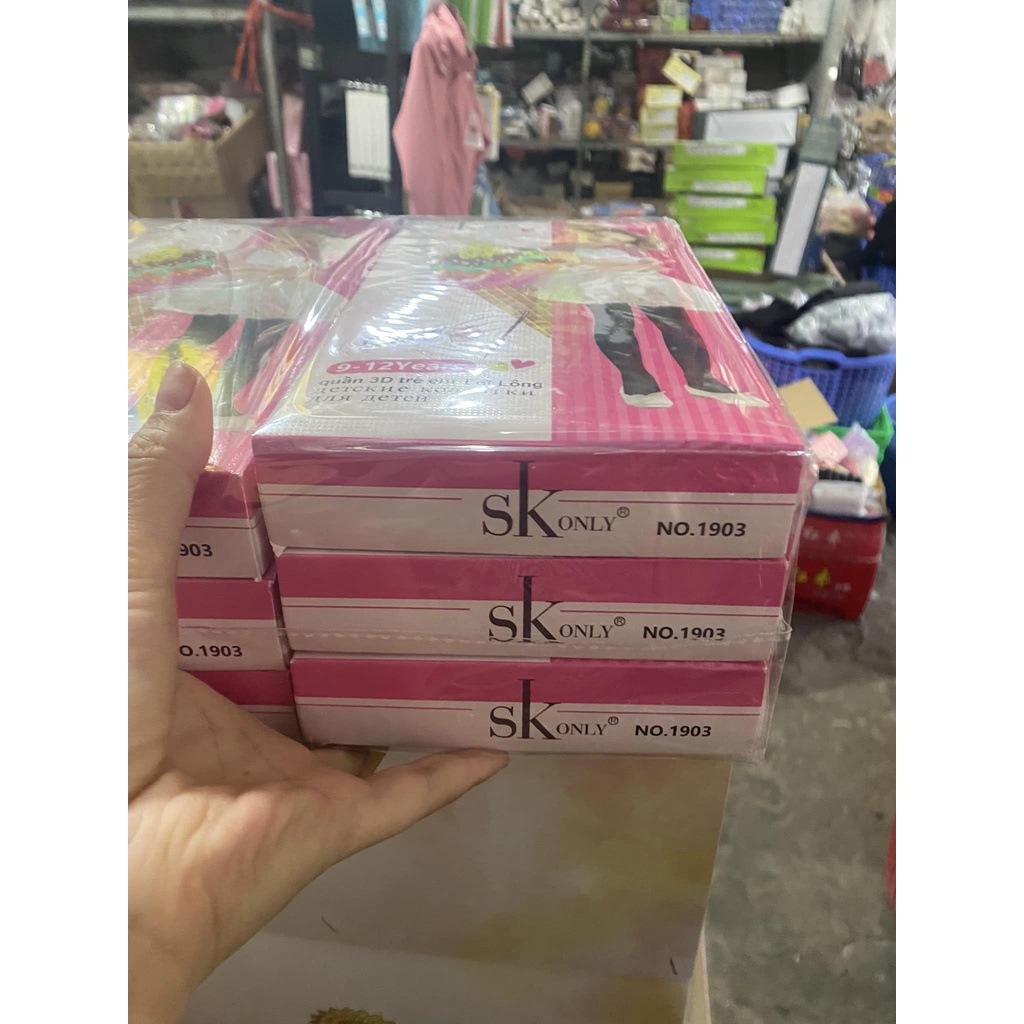 Quần Tất 3D Lót Lông Cho Bé Từ 3 Đến 12 Tuổi