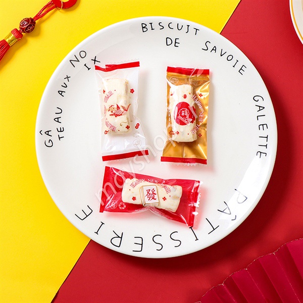 100 Túi kẹo nougat Cá chép năm mới (4x9)/ TK70