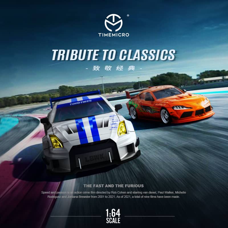Xe mô hình Time Micro Toyota Supra GR Fast & Furious