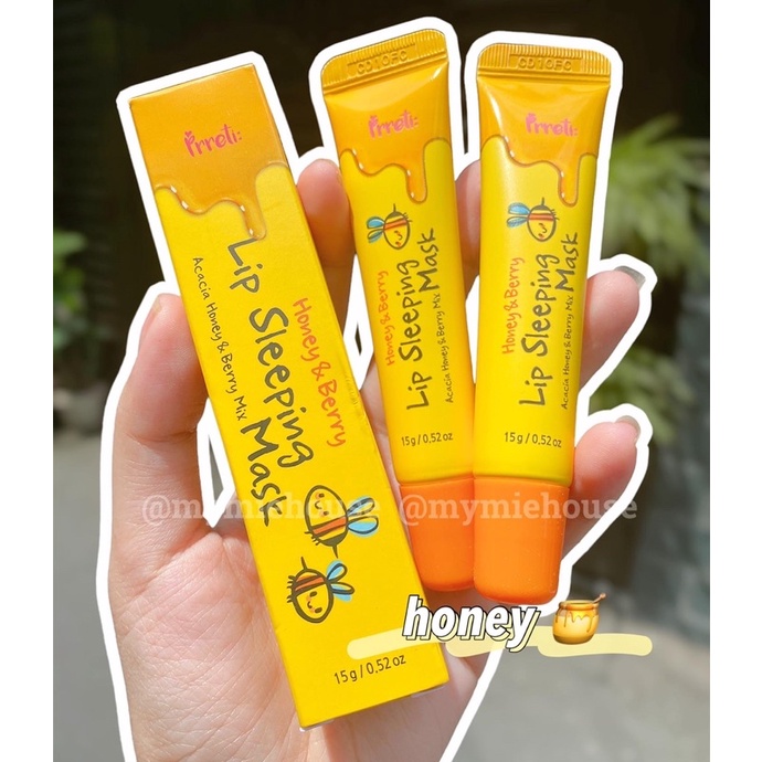 MẶT NẠ NGỦ MÔI - KIÊM SON DƯỠNG MÔI HONEY LIP SLEEPING MASK PRRETI
