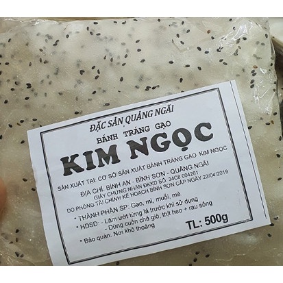BÁNH TRÁNG MÈ ĐEN NHÚNG NƯỚC KIM NGỌC - Đặc Sản truyền thống - Món ngon Quảng Ngãi  Đặc sản Quảng Ngãi-  TIỆM QUÀ QUÊ