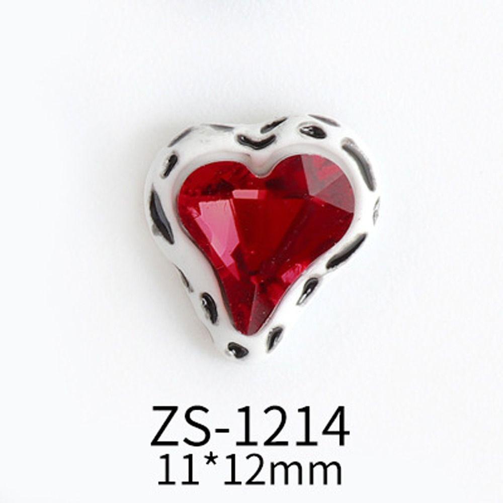 Phụ Kiện Trang Trí Móng Tay Hình Trái Tim Xinh Xắn|Bộ 10 Miếng Dán Hình Trái Tim Nhiều Màu Sắc Lấp Lánh Thời Trang|Phụ Kiện Trang Trí Móng Tay Hình Móng Tay Độc Đáo