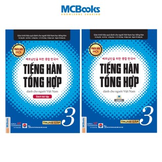 Sách - combo tiếng hàn tổng hợp dành cho người việt nam - trung cấp 3