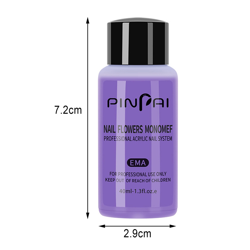 Dung Dịch Acrylic 40ML Dùng Để Trang Trí Móng Nghệ Thuật Chống Rò Rỉ