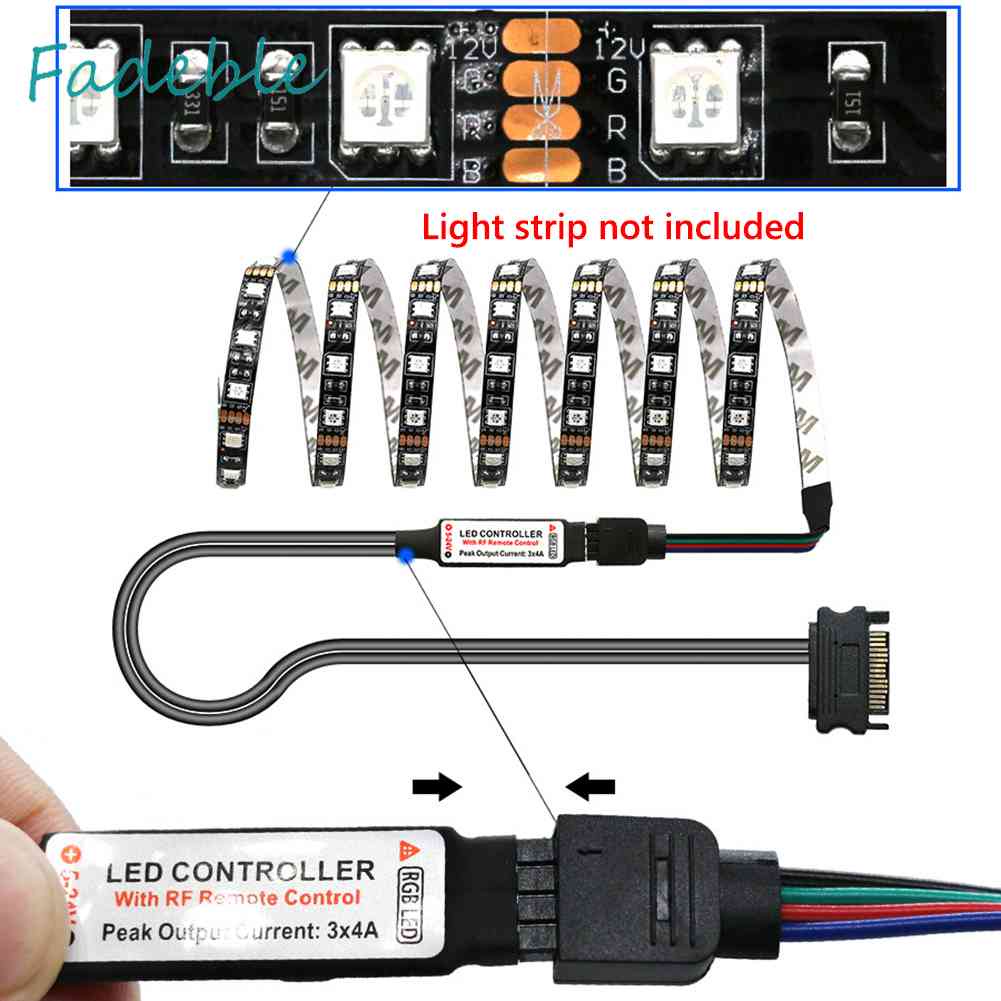 Bộ Điều Khiển Từ Xa 12V SATA RGB Cho PC Case Dải Đèn LED