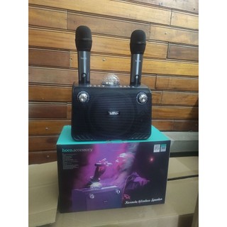Loa karaoke Hoco BS41 Plus ( Kèm 2 Micro) + 12 Tháng BH