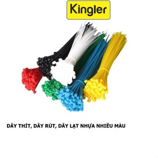 Gói 100 Dây Rút - Kingler, Lạt Nhựa, Thít Nhựa Nhiều Màu, Nhỏ Gọn, Tiện Lợi, Công Cụ Tiện Dụng Cho Gia Đình - 5600