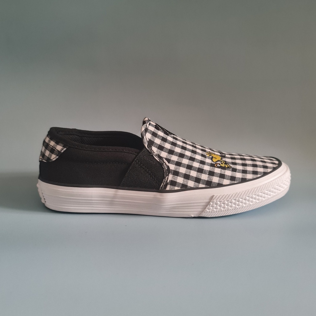 Giày Kswiss lười dành cho nữ đen cổ thấp