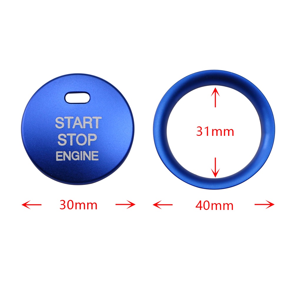 Vòng Dán Nút Khởi Động / Dừng Động Cơ Xe Hơi Mazda CX5 CX3 CX4 Cx-3 3 6 Axela Atenza