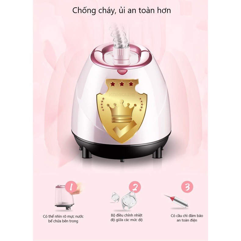 Bàn là hơi nước cây đứng KZ - GT19, Bàn ủi hơi nước cây đứng KonKa chính hãng.