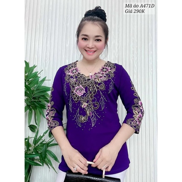 Áo thun nữ trung niên 58-70kg