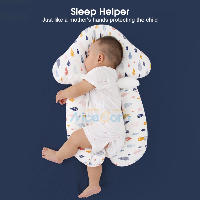 Gối Ngủ Cố Định Đầu Và Cổ Chống Bức Xạ Cho Bé Sơ Sinh 0-2 Tuổi