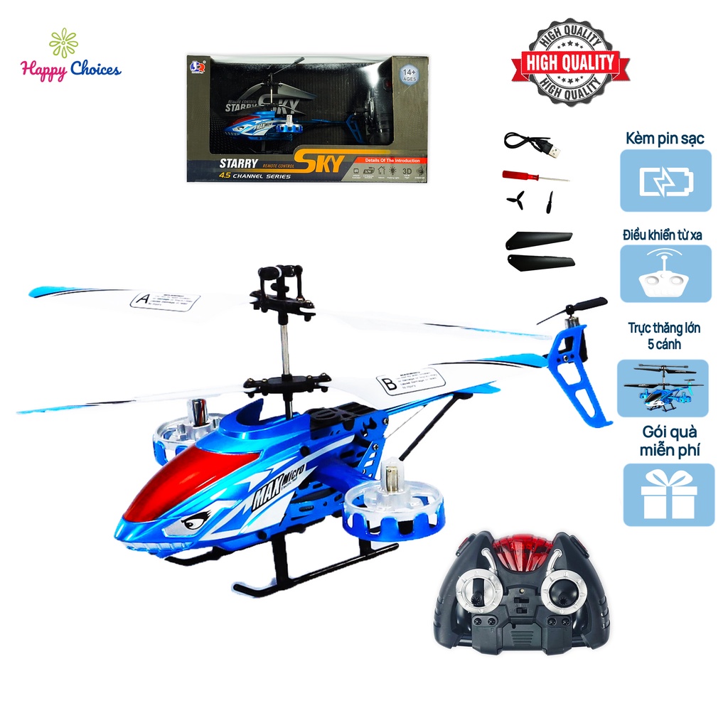 Máy bay điều khiển từ xa, máy bay trực thăng điều khiển từ xa, đồ chơi điều khiển từ xa cho bé trai, kèm sạc