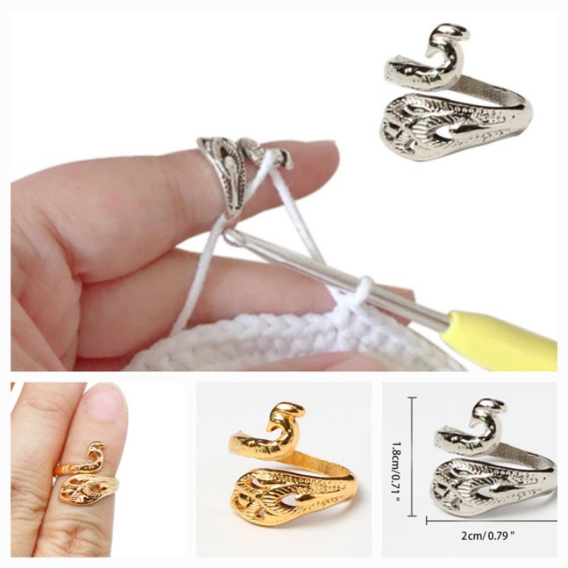 Nhẫn hỗ trợ đan móc len