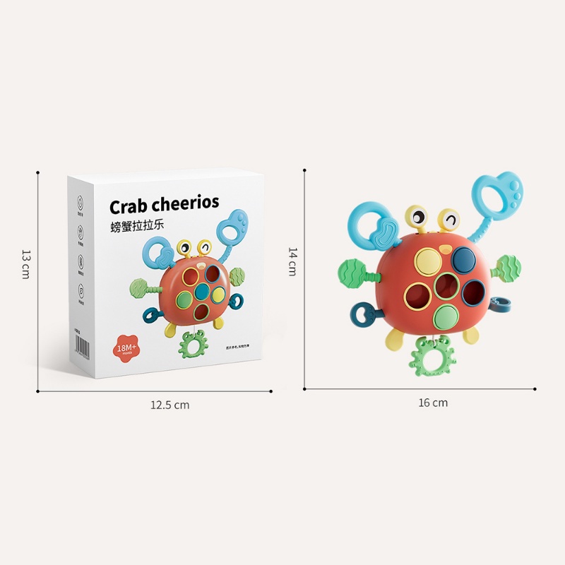 Đồ Chơi Con Cua Hoạt Hình Phát Triển Trí Thông Minh Cho Trẻ Em 1 2 3 Tuổi