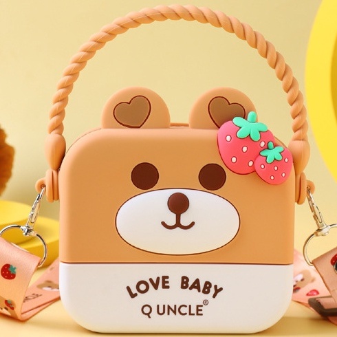 Túi đeo chéo cho bé, túi xách cho bé hình vuông siêu siêu dễ thương - Thóc store