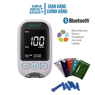 Máy đo Đường huyết, Mỡ máu, AxitUric 5 trong 1 Facare FC-M168 (TD-4216) bluetooth