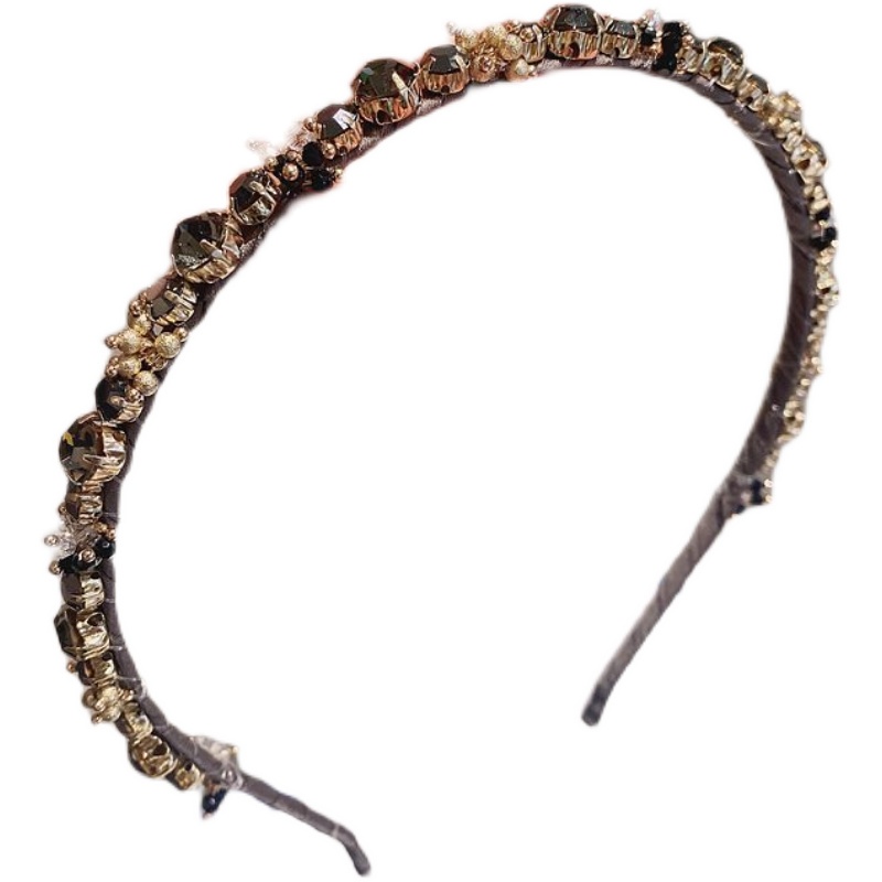 Băng Đô Cài Tóc Đính Đá Pha Lê Nhiều Màu Sang Trọng